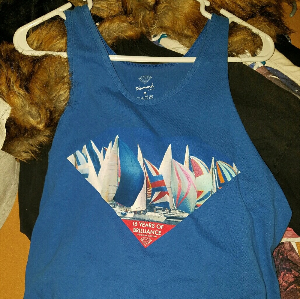 Diamond supply yacht club tank top
